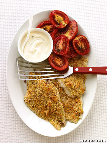 Recipe for broiled flounder