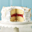 Meringue-Frosted Cake