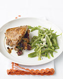 Raisin- and Bread-Stuffed Pork Chops