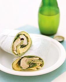 Chicken Salad and Havarti Cheese Wrap