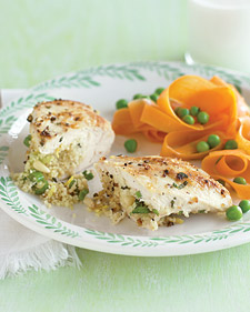 Chicken Breasts Stuffed with Herbed Couscous