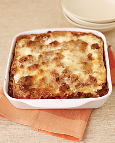 Healthier Meat Lasagna
