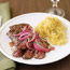 Skirt Steak with Pickled Onion