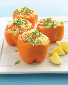 Image of Greek Stuffed Peppers, Martha Stewart