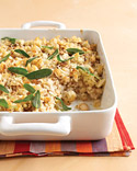 Chicken-Sausage and Bean Casserole with Sage