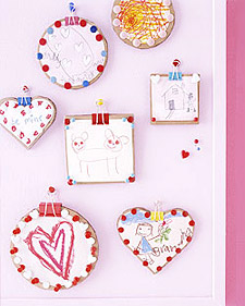 Thumbtack Valentine Frames