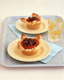 Stuffed Tomatoes in Puff Pastry