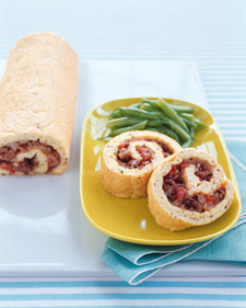 Sausage-and-Tomato Egg Roll-Up