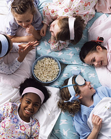 Spa-Themed Sleepover Birthday Party