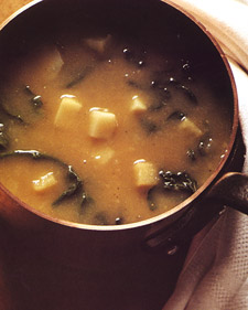 Potato and Greens Soup