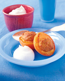 Baked Stuffed Apricots
