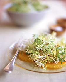Frisee, Orange, and Toasted Hazelnut Salad