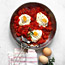 Poached Eggs with Chunky Tomato Sauce