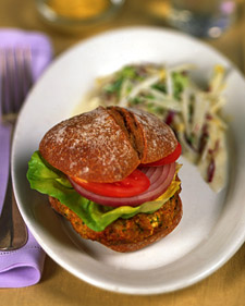 Sweet Potato Tofu Burger