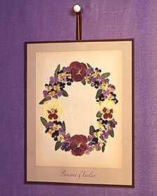 Pansy and Viola Wreath