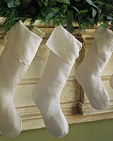 Hankerchief Stockings: Martha Stewart