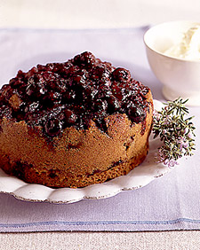 Blueberry Upside-Down Cake