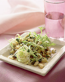 Flageolet Bean and Frisee Salad