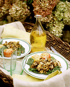 Easy Warm Chicken Salad Menu 