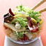 Chicories with Pears and Goat Cheese