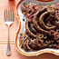 Sausage with Sauteed Red Onions and Thyme