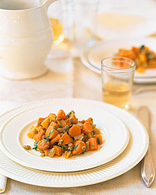 Warm Carrot and Lentil Salad