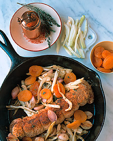 Pork Tenderloin with Apricot Fennel Ragout