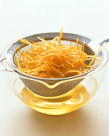 Candied Lemon Zest