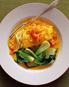 Image of Indian-Spiced Halibut With Yogurt, Martha Stewart