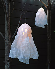 Papier-Mache Decorations: Floating Ghosts