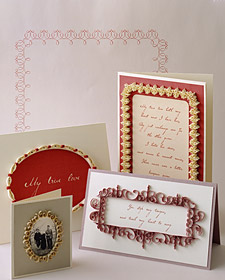 Quilling Valentines: Frame Card