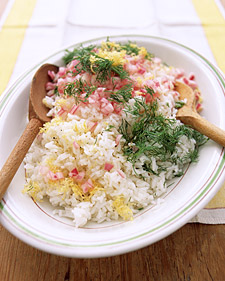 Image of Rice Salad With Lemon, Dill, And Red Onion, Martha Stewart