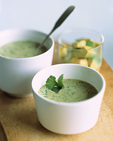 Spicy Cold Tomatillo Soup