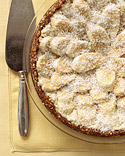Banana, Coconut, and Cashew-Cream Tart