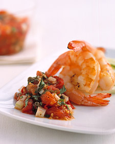 Fennel, Roasted Tomato, and Basil Relish 