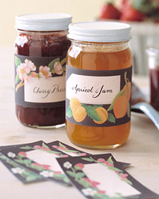 Decorative Jam Labels