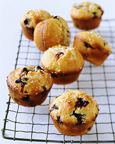 Blueberry-Cornmeal Muffins