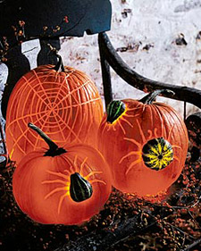 Pumpkin Spiders Pumpkin Spiders: Martha Stewart