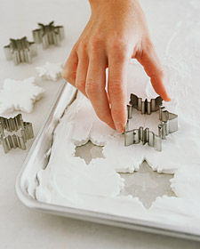 Marshmallow Snowflakes How-to