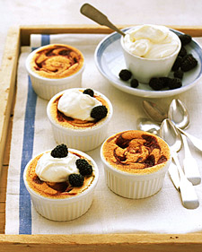 Lemon-Berry Pudding Cakes