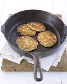 Image of Crispy Cheddar Cakes With Bacon, Martha Stewart