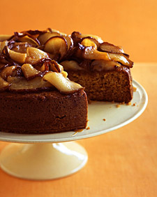 Image of Honey Cake With Caramelized Pears, Martha Stewart