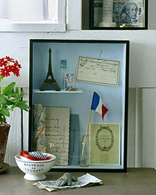 Preserve Vacation Memories in Shadow Boxes