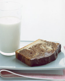 Chocolate Marble Bread with Ganache
