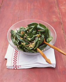 Spinach and Grilled Corn Salad