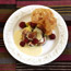 Figs and Raspberries with Lavender-Honey Cream