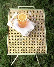 Cane-Top Table