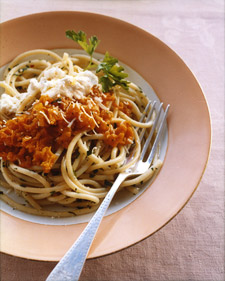 Spicy Squash Pasta