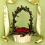 Cranberry and Pine Basket