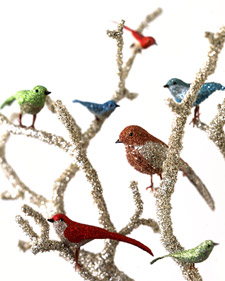Glitter Bird Centerpiece
